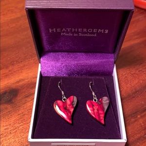 Dangling Heart Earrings